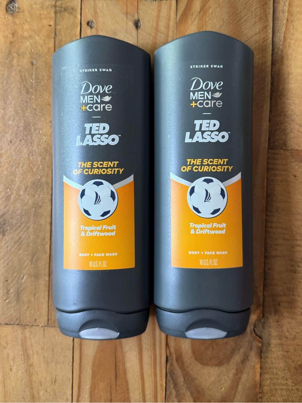 (2) Dove Men + Care Ted Lasso Limited Edition Body + Face Wash 18oz
